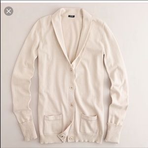 Women's Cream Cardigan Sweater